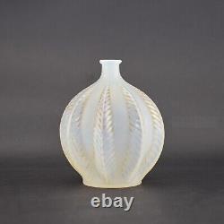 Rene Lalique opalescent Malines vase C1924
