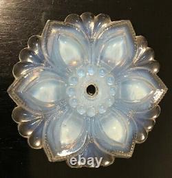 SABINO Glass Opalescent Antique Pendant Light Ceiling Plate Flower Shape