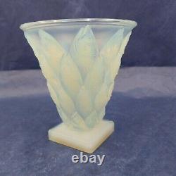 SABINO Paris Fish Poissons Art Opalescent Glass Vase see video