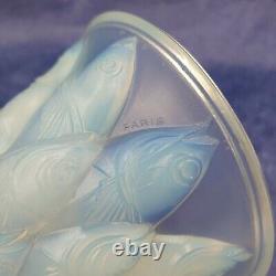 SABINO Paris Fish Poissons Art Opalescent Glass Vase see video