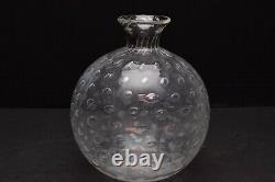 SIGNED ARCHIMEDE SEGUSO MURANO OPALINE ART GLASS Controlled Bubble VASE VINTAGE