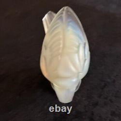 Sabino Art Deco Bird France Opalescent Art Glass Moulded Stunning Rare