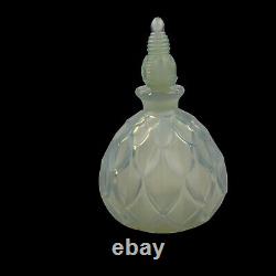 Sabino France Petalia Opalescent Art Glass Perfume Bottle/stopper Art Deco