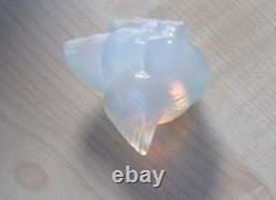 Sabino France small fledgling bird/ sparrow, signed, opalescent colour