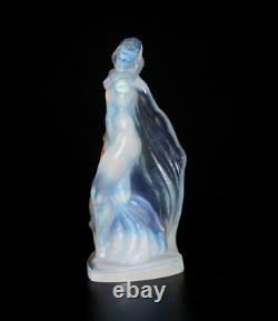 Sabino Opalescent Art Glass Figurine? 9.5 Danseuse Drapée #8513 Isadora Duncan