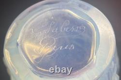 Sabino Opalescent Art Glass Perfume Bottle Nude Dancing Nymphs Art Nouveau