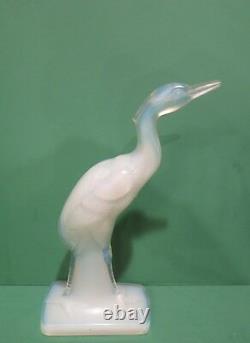 Sabino Opalescent Heron (Crane)(Bird) Figurine Catalog Raisonne 8564