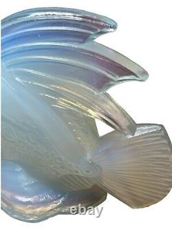 Sabino Signed Paris France Opalescent Yarmor Poisson #F107 Large Art Glass Fish