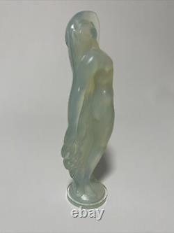 Sabino french opalescent glass nude female 1931