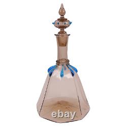 Salviati Murano Glass Decanter Venice Mosaic Venetian Opalescent h25cm c1875
