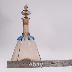 Salviati Murano Glass Decanter Venice Mosaic Venetian Opalescent h25cm c1875