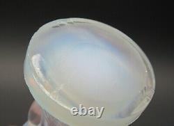 Signed French ETLING Opalescent Art Glass Nude Statue #84 Sabino Lalique Era