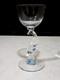 Signed Libbey Silhouette Kangaroo Stem Opalescent Nash Series 6 Art Glass