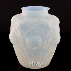 Signed Rene Lalique Domremy Vase Marcilhac 979