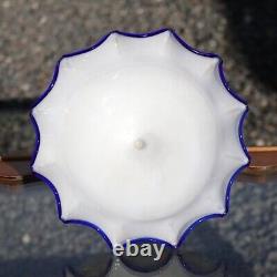 Soapy Opaline Glass Tazza Cake Stand Charles X Circa 1820