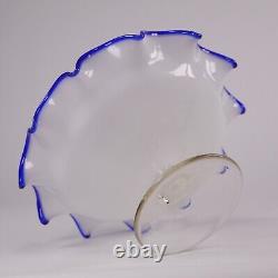 Soapy Opaline Glass Tazza Cake Stand Charles X Circa 1820