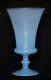 Stunning Vintage Blue Opaline Medicis Vase Murano 23cm 9in Italy 60s 70s