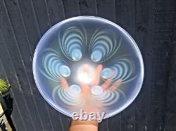 Superb Rare Art Deco Czech Samuel Reich Opalescent Glass Mussel Shell Fruit Bowl