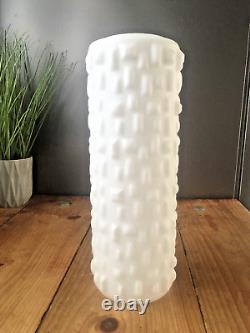 Superb Space Age Opaline Glass 70's Textured Op Art MID Century Lamp Light Shade