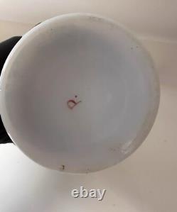 Unusual & very rare Baccarat Opaline Glass Floral Vase/bottle c1900