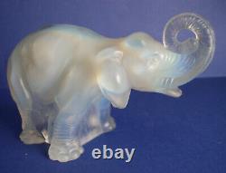 VERY RARE JOBLING OPALIQUE OPALESCENT ELEPHANT c1934 REG NO 79570