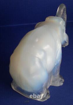 VERY RARE JOBLING OPALIQUE OPALESCENT ELEPHANT c1934 REG NO 79570