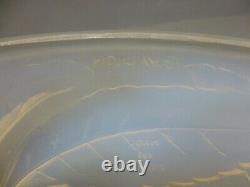 VINTAGE/ANTIQUE FRENCH 9.5 OPALESCENT GLASS CHERRY BOWL SIGNED G VALLON 1930's