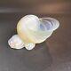 Vtg Sabino France Snail Shell Opalescent Art Glass Sculpture, Signed Be