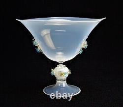 Venetian Glass Vase Opalescent Murano