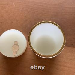 Vincenzo Nason Murano Lemon Yellow Green Opaline Glass Dresser Box Casket (chip)