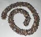 Vintage 18 Crystal Opalescent Seed Beads Torsade Woven Necklace Magnetic Clasp