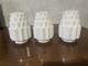 Vintage 1930's Art Deco Opaline Ceiling Light Shades X3