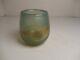 Vintage 1966 Dominic Labino Iridescent Opalescent Art Glass Crackle Glaze Vase