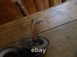 Vintage Art Deco Opaline milk glass school house chapel Pendant Ceiling Light