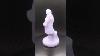 Vintage Art Glass Colonial Man Purple Boyd Glass Company