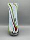 Vintage Art Glass Vase Hand Blown Signed Nicolas Retro Mcm Opalescent Murano 12
