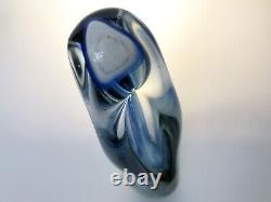 Vintage Art glass Vase Murano sculpture vase Opalescent Blown Glass