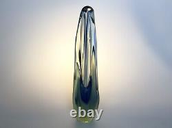 Vintage Art glass Vase Murano sculpture vase Opalescent Blown Glass