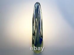 Vintage Art glass Vase Murano sculpture vase Opalescent Blown Glass