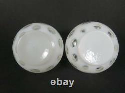 Vintage Fenton French Opalescent Coin Dot Vanity Set ca. 1940's (#600-5)