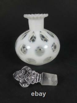 Vintage Fenton French Opalescent Coin Dot Vanity Set ca. 1940's (#600-5)