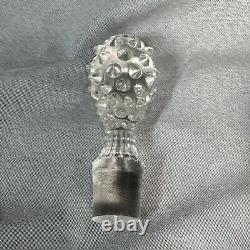 Vintage Fenton Hobnail Plum Opalescent Decanter With Stopper MCM