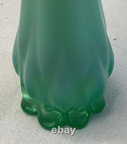 Vintage Fostoria Heirloom Green Opalescent Epergne MCM 1950-60's Exc Condition