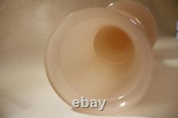 Vintage IItalian Pink Opaline Medicis Vase Murano 25cm 9.8in