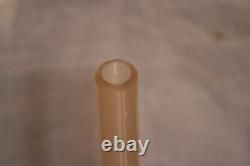 Vintage Italian Pink Opaline Bud Stem Vase 37cm 14.5in MCM 70s