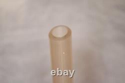 Vintage Italian Pink Opaline Bud Stem Vase 37cm 14.5in MCM 70s