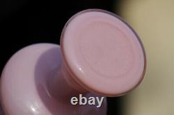 Vintage Italian Pink Opaline Medicis Vase Italy 60s 70s 26cm 10.3in