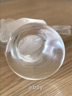 Vintage Lalique Goujon Leaping Fish Opalescent Paperweight