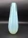Vintage Mcm Murano Opaline Art Glass For Table Lamp Aqua Gc