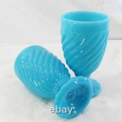 Vintage Opaline Glass, Very Stylish and Beautiful, Glass Art Turquoise Home Gift